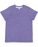 LAT-6191-Harborside Melange Jersey T Shirt-PURPLE MELANGE