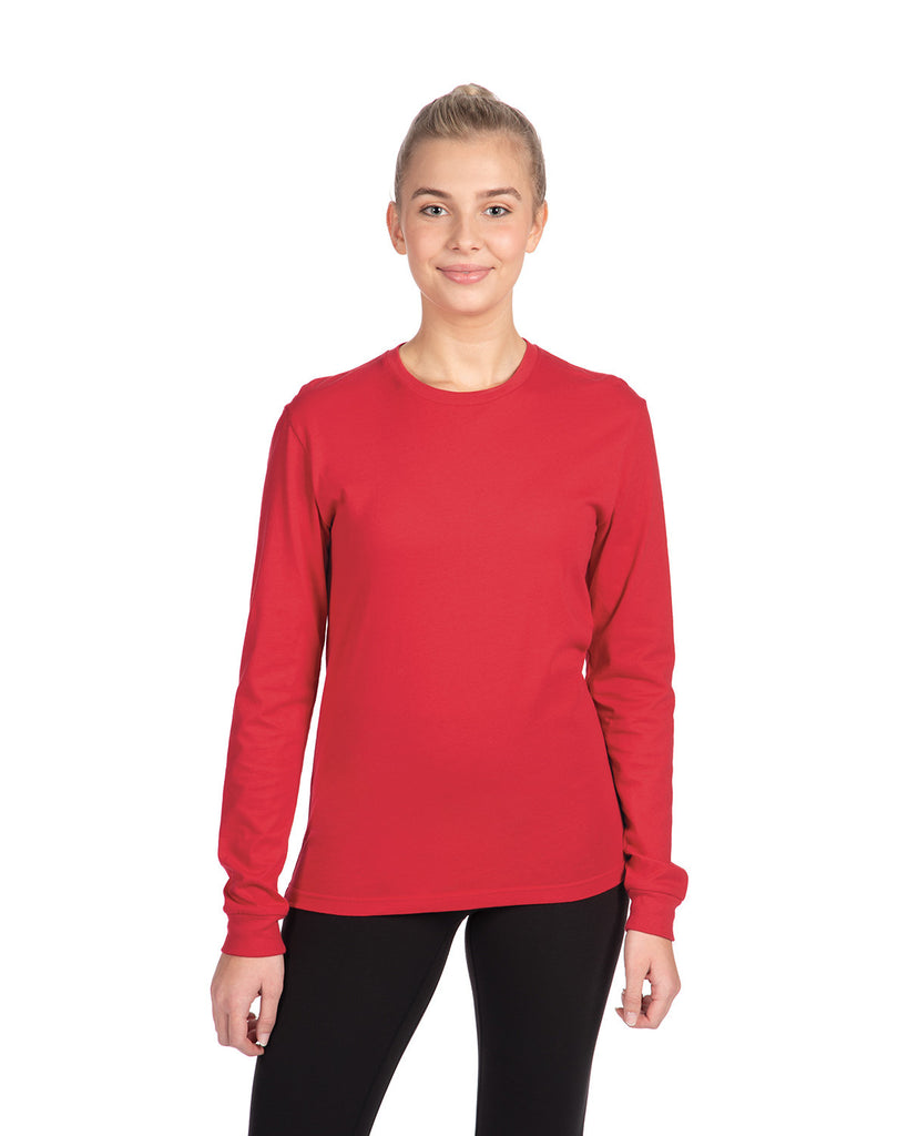 Next Level Apparel-6211NL-Cvc Long Sleeve T Shirt-RED
