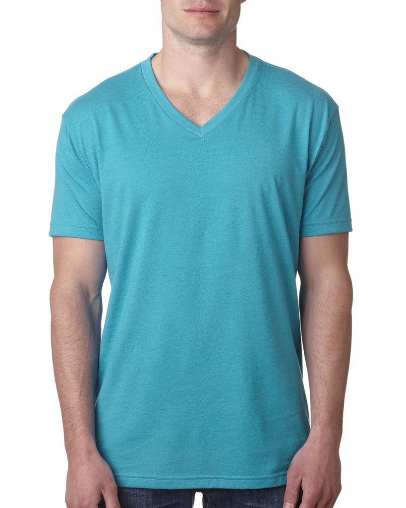 Next Level Apparel-6240-Cvc V Neck T Shirt-BONDI BLUE