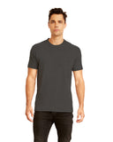Next Level Apparel-6410-Sueded Crew-HEATHER CHARCOAL