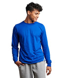 Russell Athletic-64LTTM-Essential Performance Long Sleeve T Shirt-ROYAL