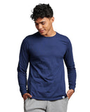 Russell Athletic-64LTTM-Essential Performance Long Sleeve T Shirt-NAVY