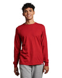 Russell Athletic-64LTTM-Essential Performance Long Sleeve T Shirt-CARDINAL
