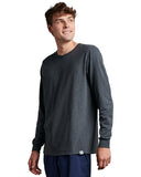 Russell Athletic-64LTTM-Essential Performance Long Sleeve T Shirt-BLACK HEATHER