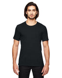 Anvil-6750-Adult Triblend T-Shirt-BLACK