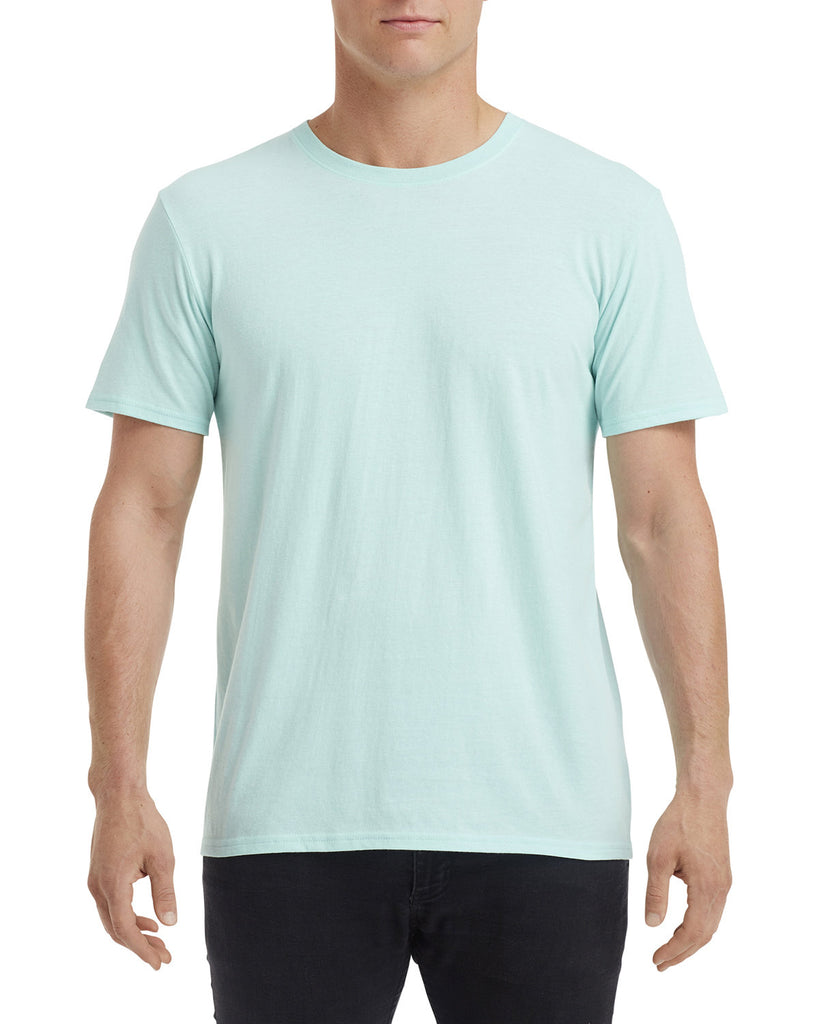 Anvil-6750-Adult Triblend T-Shirt-TEAL ICE