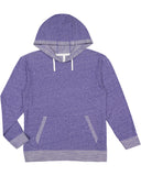 LAT-6779-Harborside Melange French Terry Hooded Sweatshirt-PURPLE MELANGE