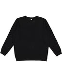 LAT-6925-Eleveated Fleece Sweatshirt-BLACK