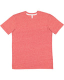 LAT-6991-Harborside Melange Jersey T Shirt-RED MELANGE