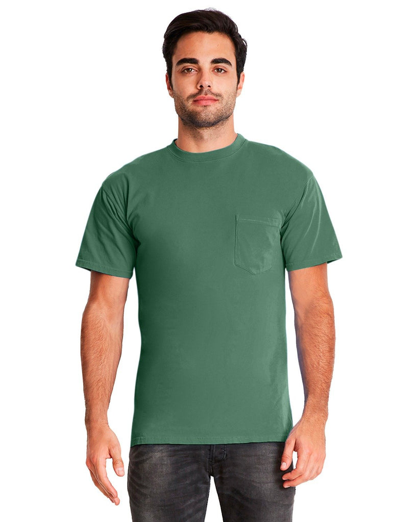 Next Level Apparel-7415-Inspired Dye Crew With Pocket-CLOVER