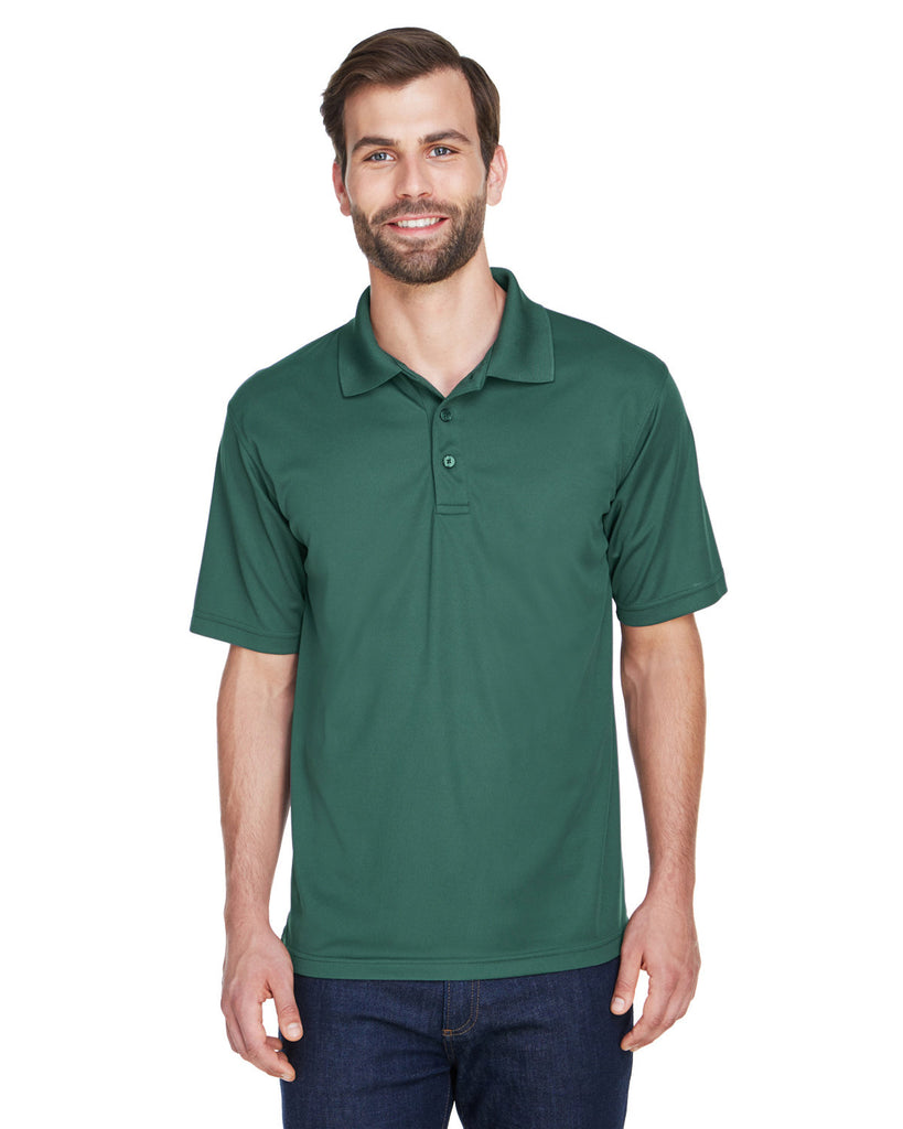 UltraClub-8210-Cool & Dry Mesh▀Piqu? Polo-FOREST GREEN