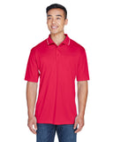 UltraClub-8406-Cool & Dry Sport Two Tone Polo-RED/ WHITE