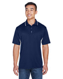 UltraClub-8406-Cool & Dry Sport Two Tone Polo-NAVY/ WHITE