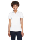 UltraClub-8425L-Cool & Dry Sport Performance Interlock Polo-WHITE