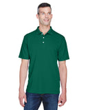 UltraClub-8445-Cool & Dry Stain Release Performance Polo-FOREST GREEN