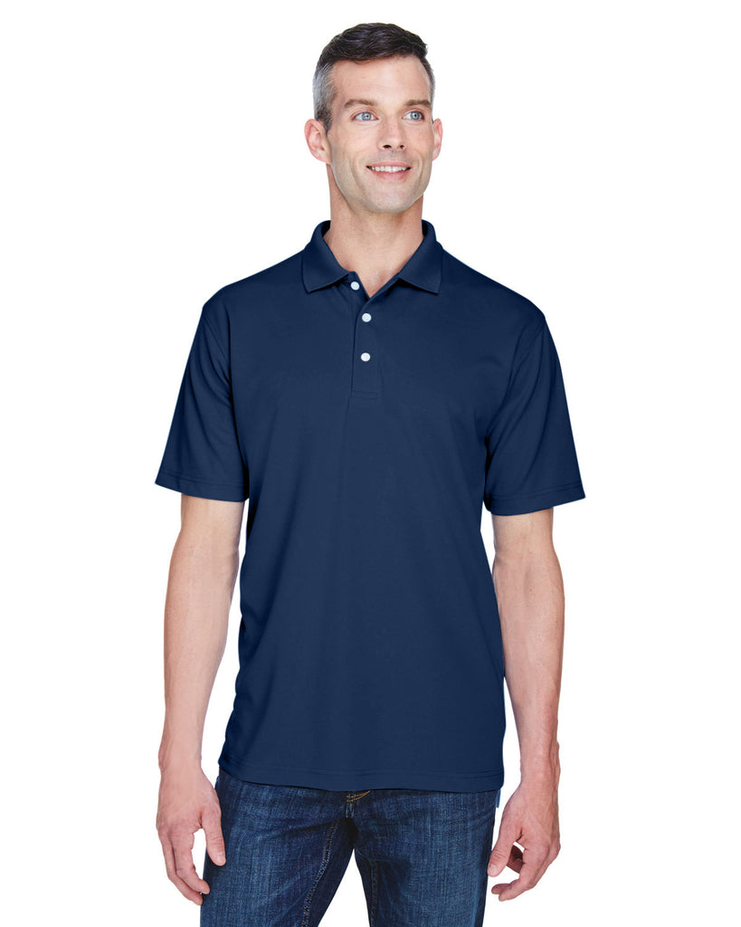 UltraClub-8445-Cool & Dry Stain Release Performance Polo-NAVY