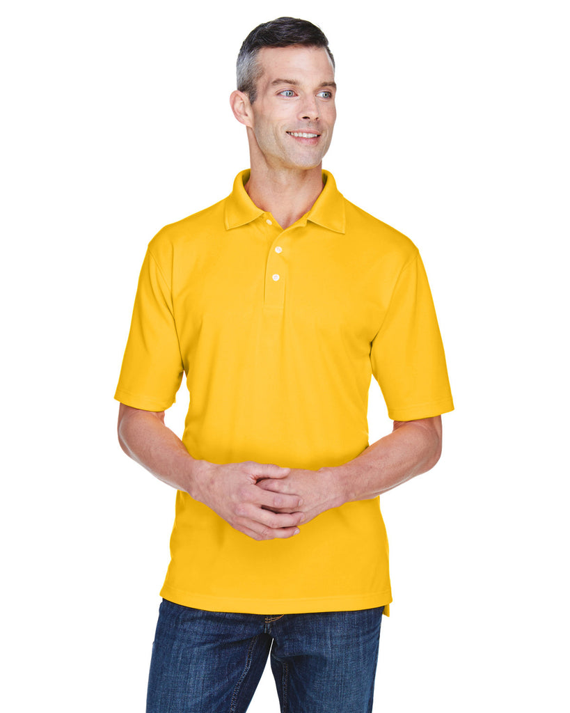 UltraClub-8445-Cool & Dry Stain Release Performance Polo-GOLD