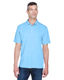 UltraClub-8445-Cool & Dry Stain Release Performance Polo-COLUMBIA BLUE