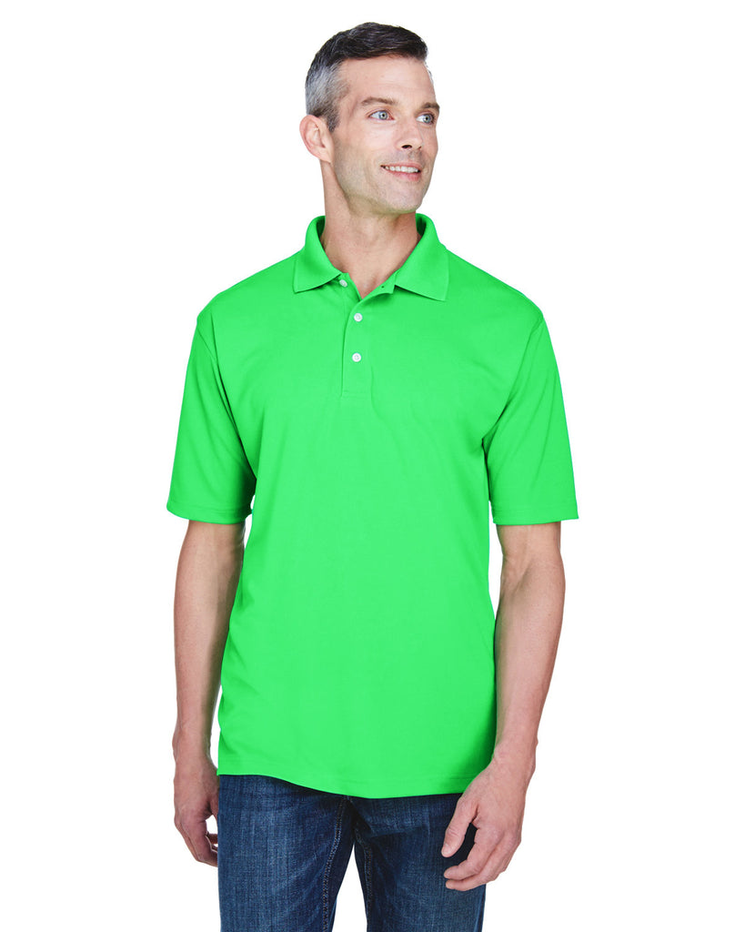 UltraClub-8445-Cool & Dry Stain Release Performance Polo-COOL GREEN