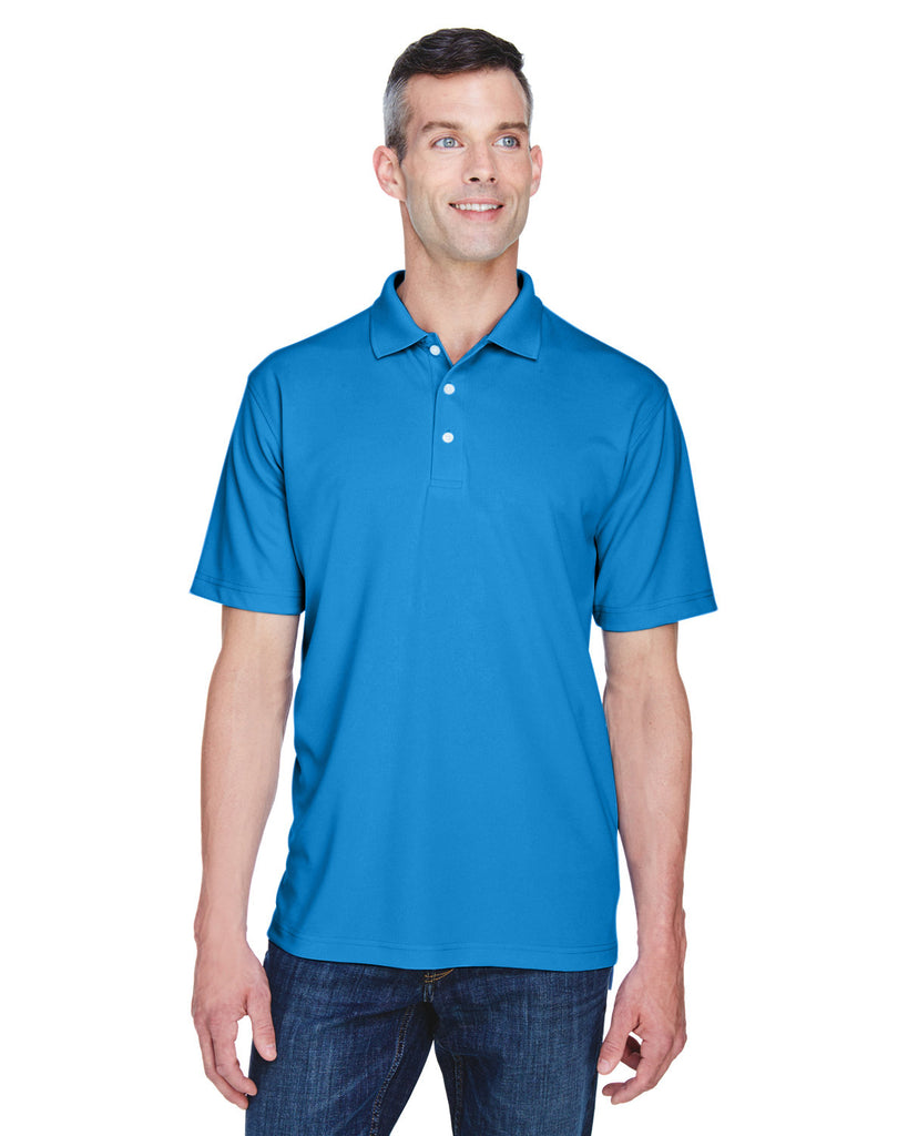 UltraClub-8445-Cool & Dry Stain Release Performance Polo-PACIFIC BLUE