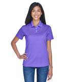 UltraClub-8445L-Cool & Dry Stain Release Performance Polo-PURPLE