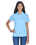 UltraClub-8445L-Cool & Dry Stain Release Performance Polo-COLUMBIA BLUE