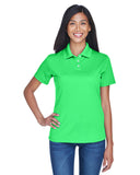 UltraClub-8445L-Cool & Dry Stain Release Performance Polo-COOL GREEN
