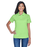 UltraClub-8445L-Cool & Dry Stain Release Performance Polo-LIGHT GREEN