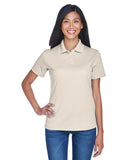 UltraClub-8445L-Cool & Dry Stain Release Performance Polo-STONE