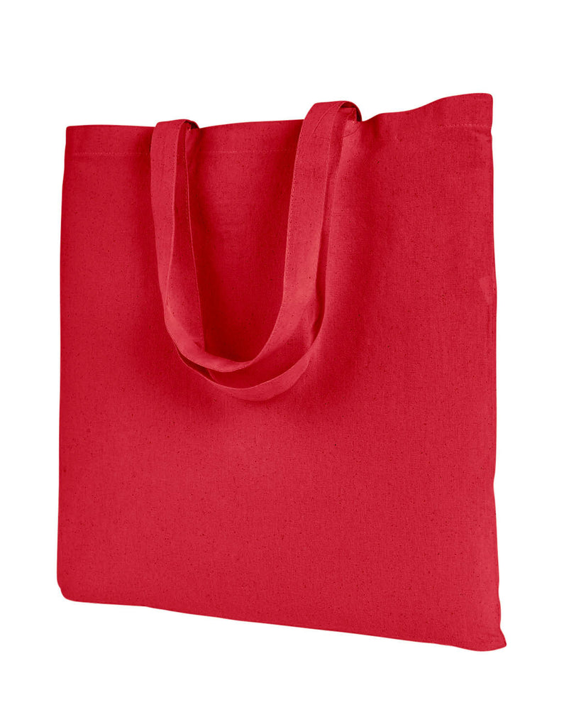Liberty Bags-8502-Branson Bargain Canvas Tote-RED