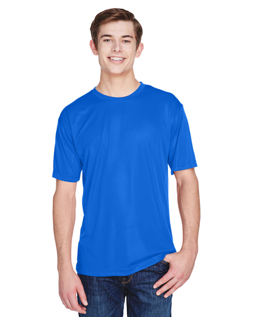 UltraClub-8620-Cool & Dry Basic Performance T Shirt-ROYAL