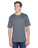 UltraClub-8620-Cool & Dry Basic Performance T Shirt-CHARCOAL