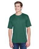 UltraClub-8620-Cool & Dry Basic Performance T Shirt-FOREST GREEN