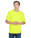UltraClub-8620-Cool & Dry Basic Performance T Shirt-BRIGHT YELLOW