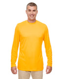 UltraClub-8622-Cool & Dry Performance Long Sleeve Top-GOLD