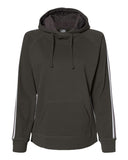 J America-8642JA-Rival Pullover Hooded Sweatshirt-BLACK