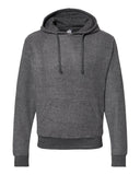 J America-8709JA-Flip Side Pullover Hooded Sweatshirt-CHARCOAL HEATHER