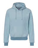 J America-8709JA-Flip Side Pullover Hooded Sweatshirt-CHAMBRAY HEATHER