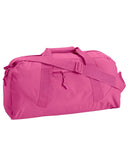 Liberty Bags-8806-Game Day Large Square Duffel-HOT PINK