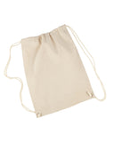 Liberty Bags-8875-Cotton Drawstring Backpack-NATURAL