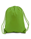 Liberty Bags-8881-Boston Drawstring Backpack-LIME GREEN