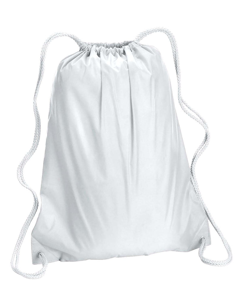 Liberty Bags-8882-Large▀Drawstring Backpack-WHITE