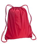 Liberty Bags-8882-Large▀Drawstring Backpack-RED