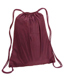 Liberty Bags-8882-Large▀Drawstring Backpack-MAROON