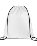 Liberty Bags-8886-Value▀Drawstring Backpack-WHITE