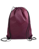 Liberty Bags-8886-Value▀Drawstring Backpack-MAROON