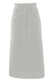 Edwards Garment 9012 2-POCKET LONG BISTRO APRON-WHITE