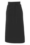 Edwards Garment 9012 2-POCKET LONG BISTRO APRON-BLACK