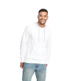 Next Level Apparel-9301-French Terry Pullover Hoodie-WHT/ HTHR GRAY