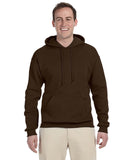Jerzees-996-Nublend Fleece▀Pullover Hooded Sweatshirt-CHOCOLATE